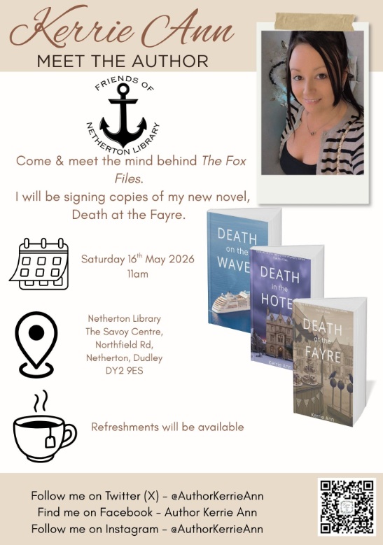 Friends of Netherton Library - Meet The Author: Kerrie Ann